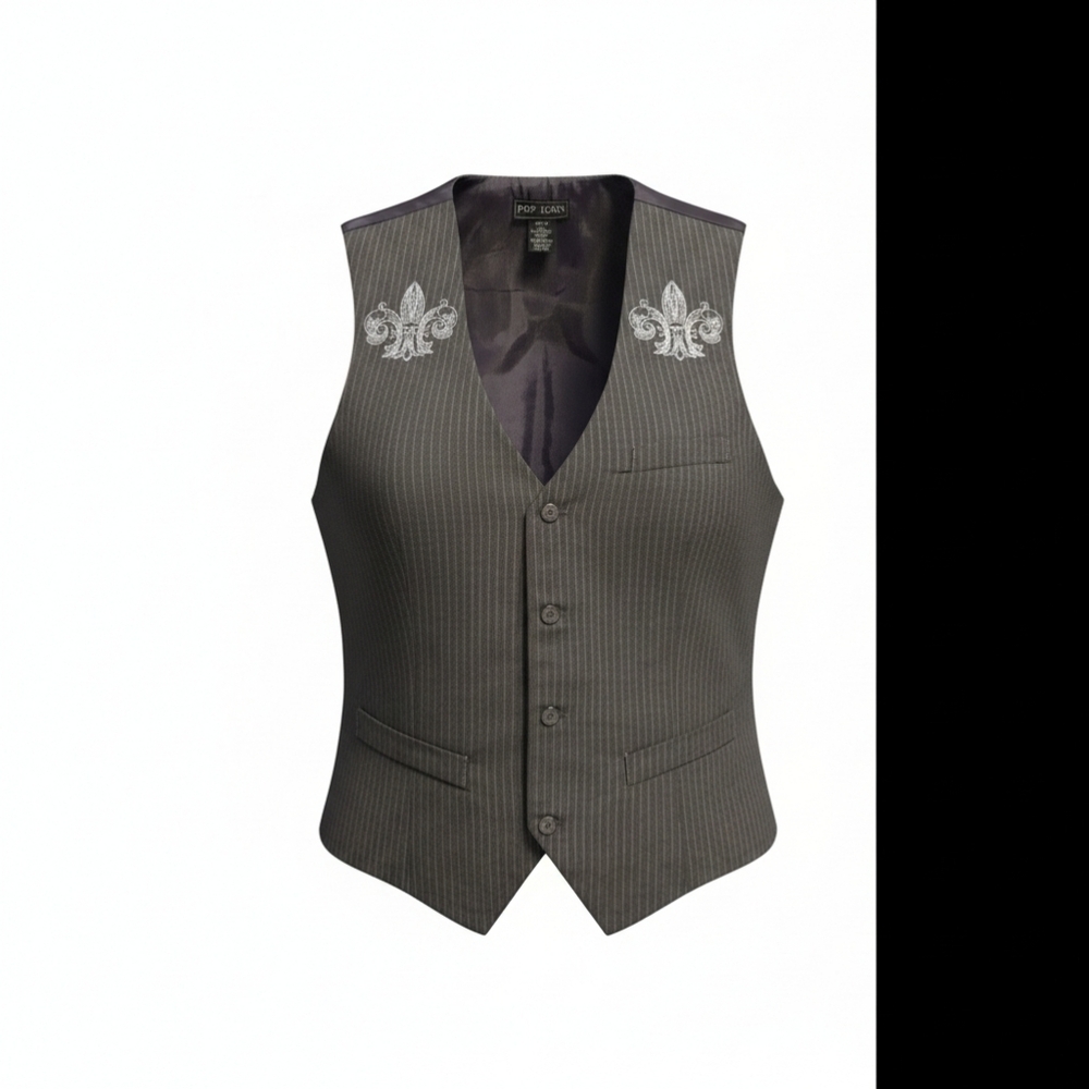 POP ICON CLOTHING Brand  Black Vest